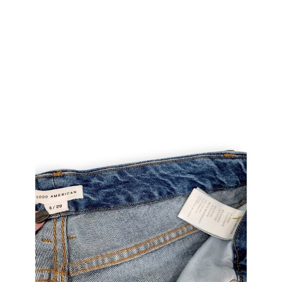 EUC Good American Womens Jeans Size 8/29 High Rise Ankle - Picture 5 of 5